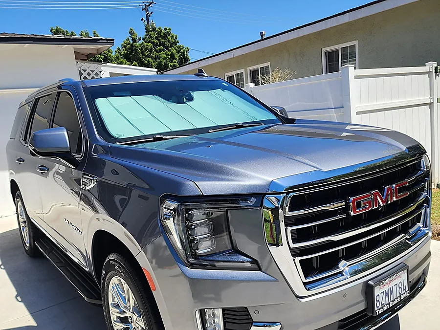 Detailed gray GMC SUV